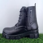 بوت زنانه بغل زیپ براق